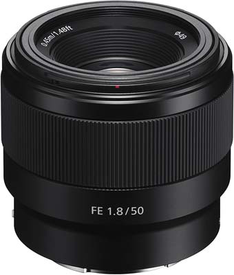 fast prime lens for Sony.  Sony FE 50mm F1.8