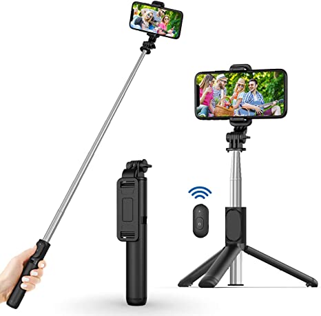 Use a selfie stick to reduce selfie distortion.