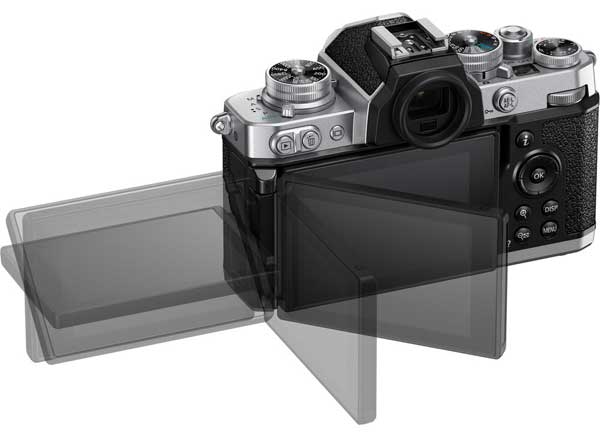 Nikon Z fc has a fully articulated flip out screen