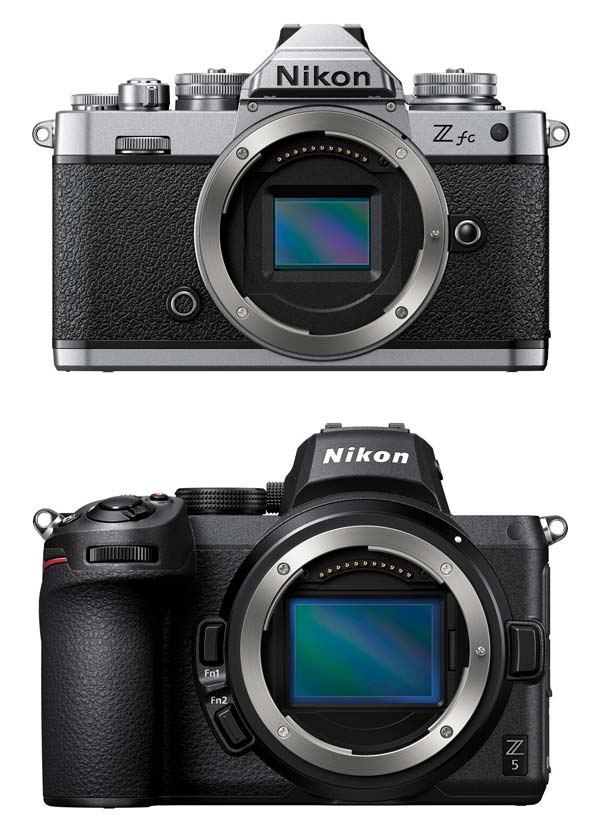 Nikon Zfc vs Z5 sensor