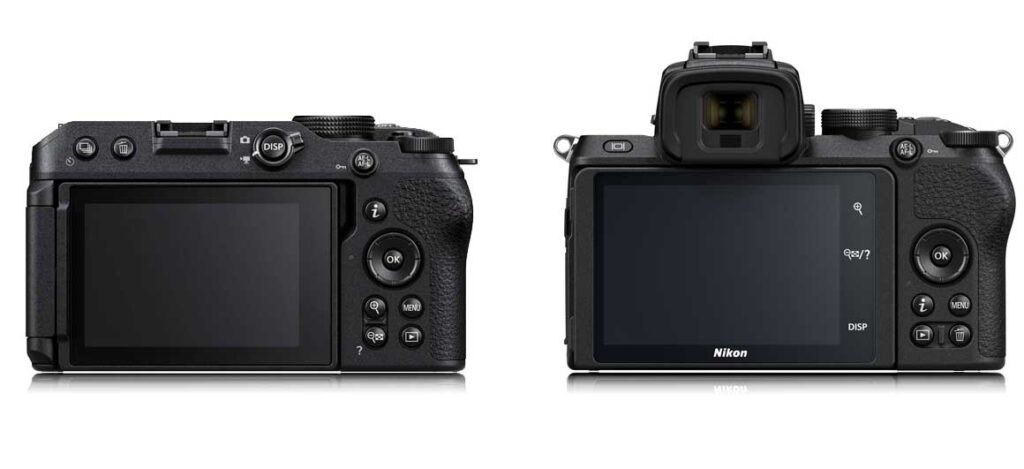 Nikon Z30 vs Z50 - size and controls