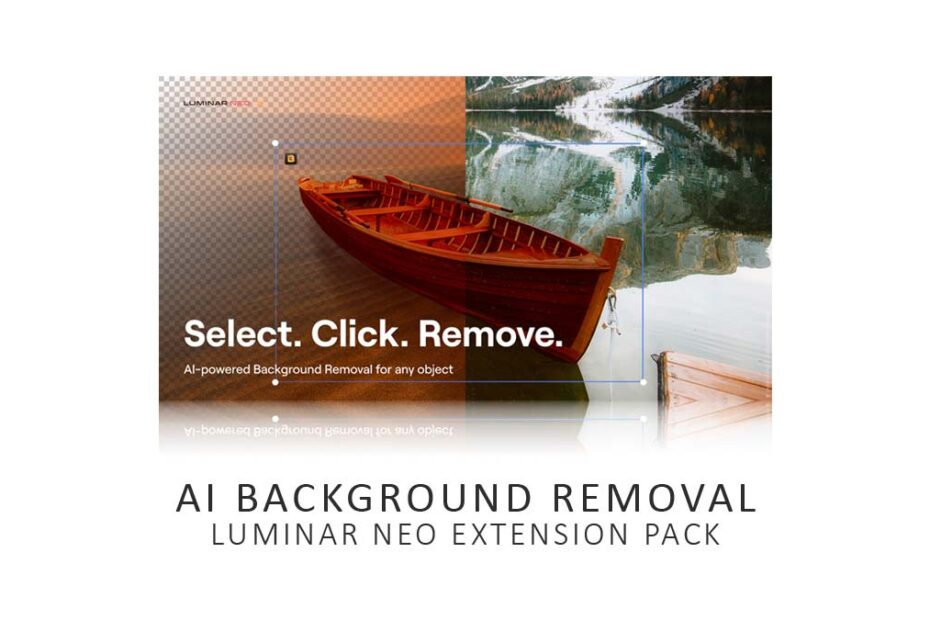 AI Background Removal in Luminar Neo