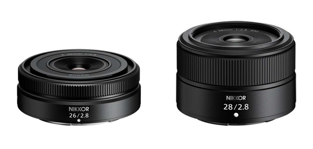 Nikon Z 26mm F2.8 vs Nikon Z 28mm F2.8