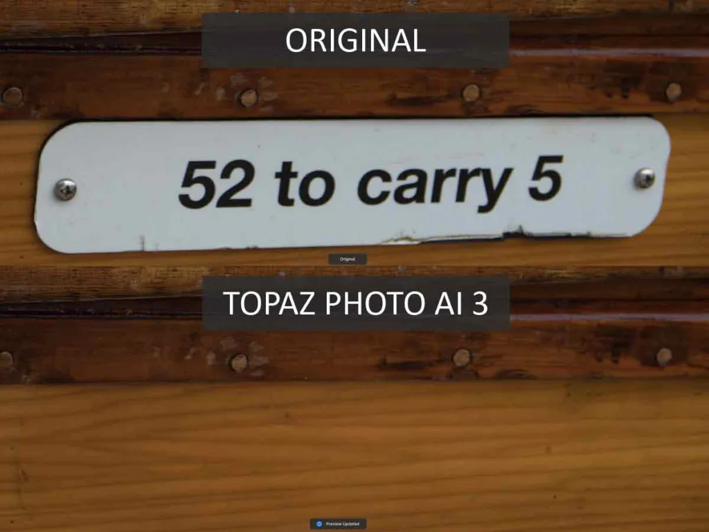Topaz Photo AI 3's Remove tool test