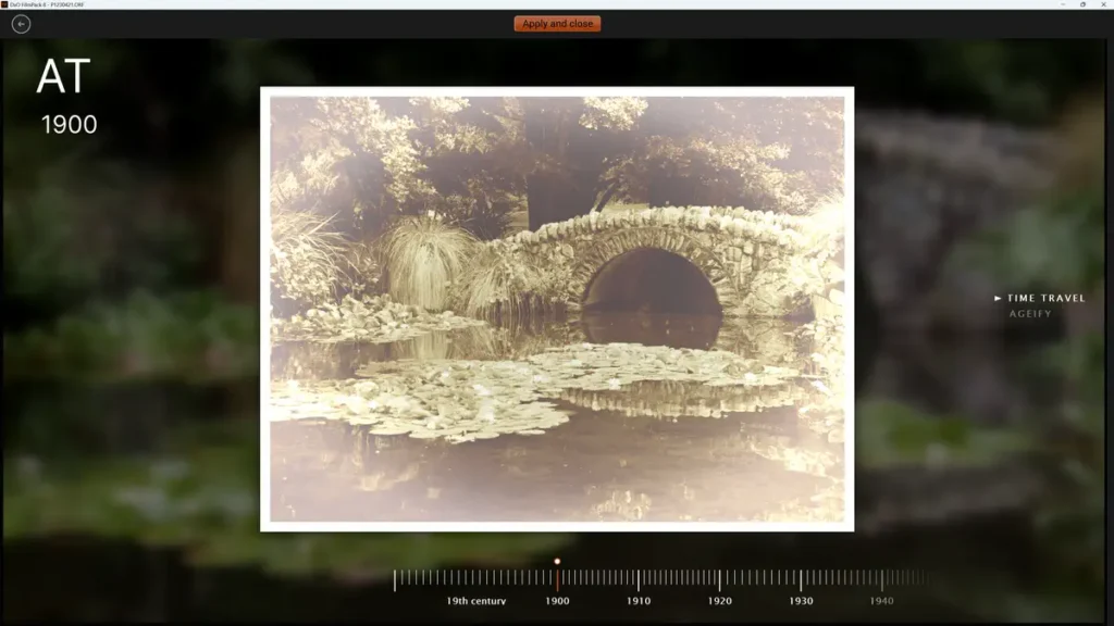 Using the Time Warp feature in DxO FilmPack 8