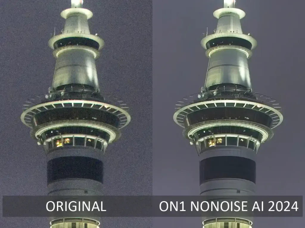 ON1 NoNoise AI 2024 Before and After Sample