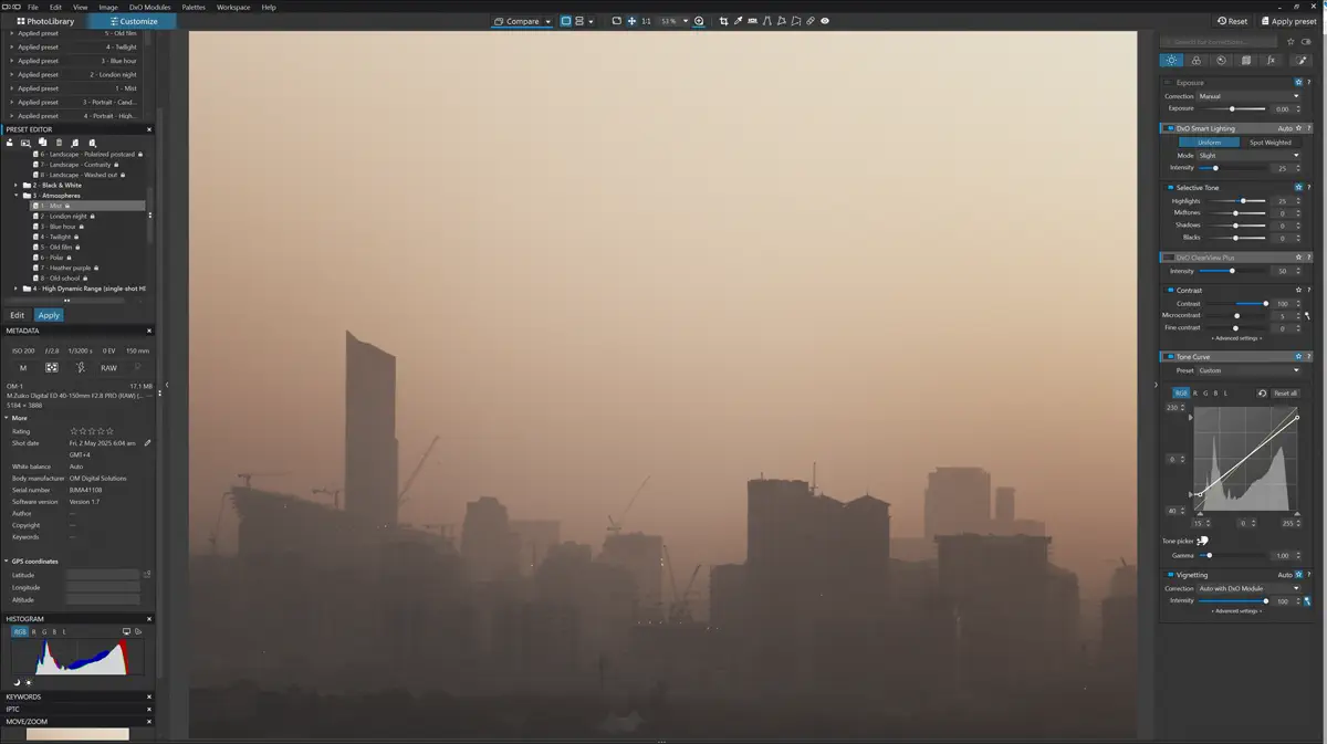 Editing Photos in DxO Photolab 9