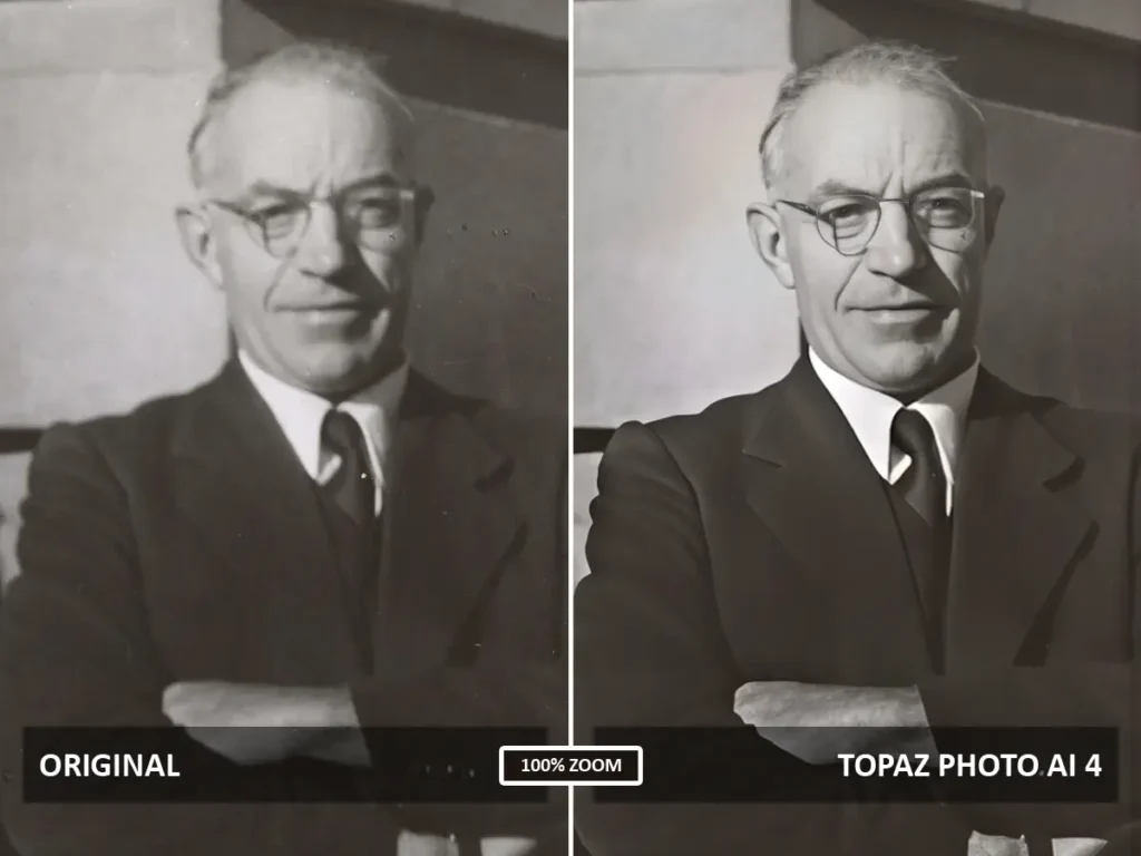 Topaz Photo AI 4 Dust and Scratch Repair test